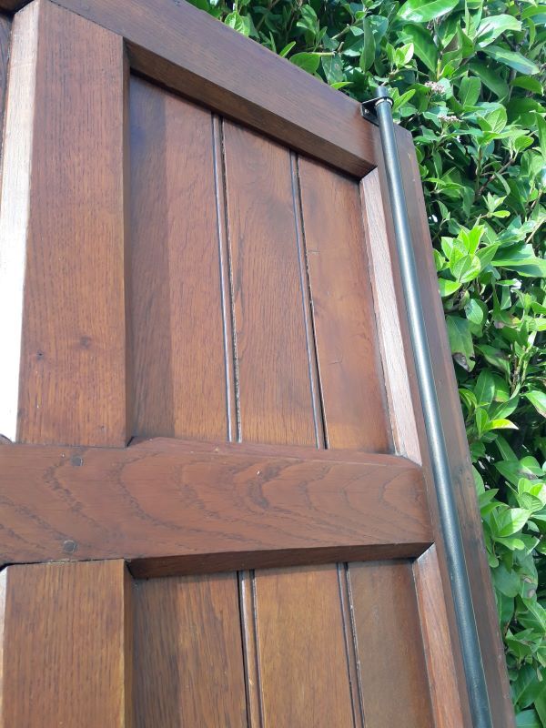 Entrance door 208,7x94 oak multipoint lock