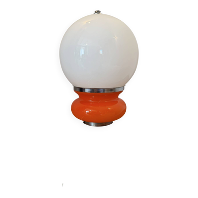 Lampe à poser design Space age en verre de murano de Carlo Nason