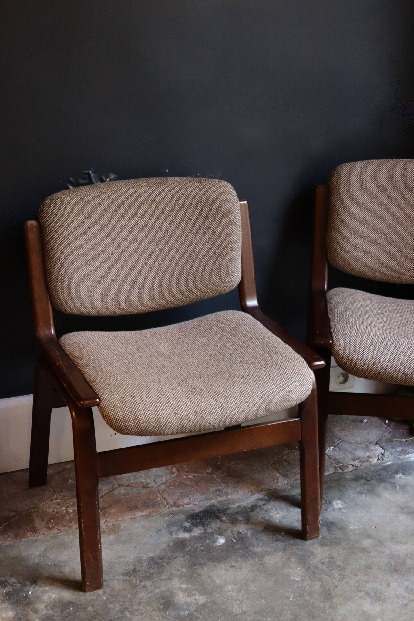 Armchairs, vintage Scandinavian chairs
