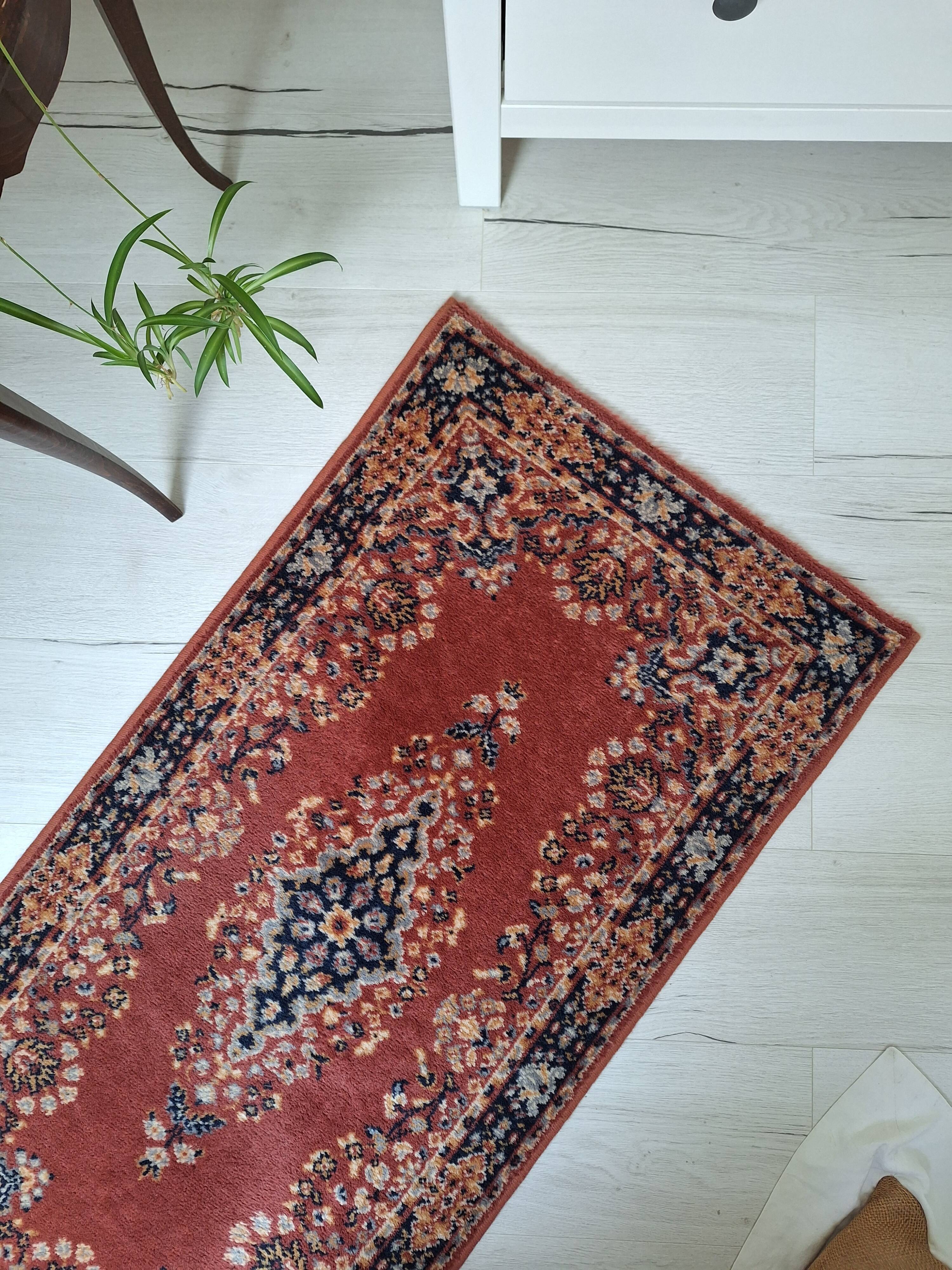 Pink Persian wool rug