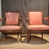 Paire de fauteuil de style Louis XVI
