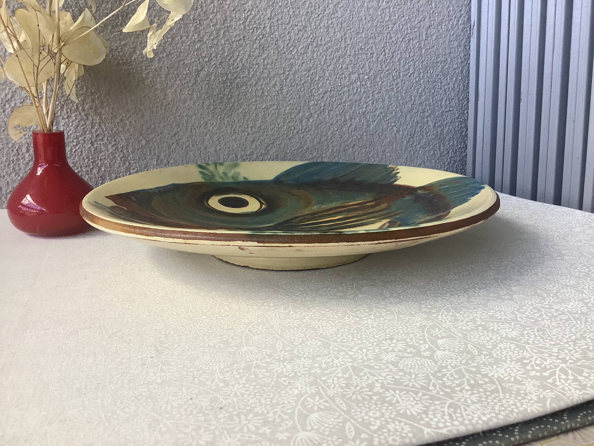 Puigdemont Spanish ceramic plate - fish 28 cm