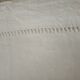 Soft linen sheet Old Embroidered Monogram GL Art deco border day