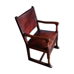 Fauteuil en cuir