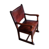 Leather armchair