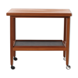 Tea cart with folding table top, Poul Jeppesen, Denmark, circa 1965