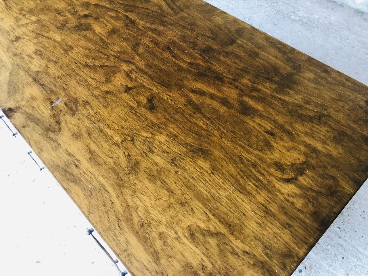 Vintage walnut chest of drawers, compass feet circa 50/60's