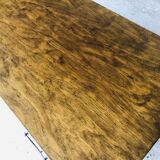 Vintage walnut chest of drawers, compass feet circa 50/60's