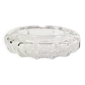 Mid Century Crystal Ashtray, Belgium 1960s