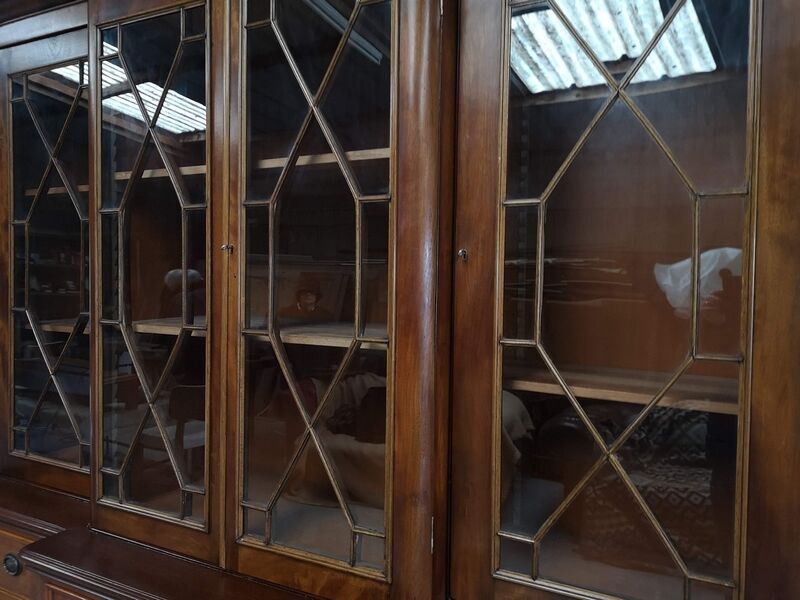 Library English secretary mahogany