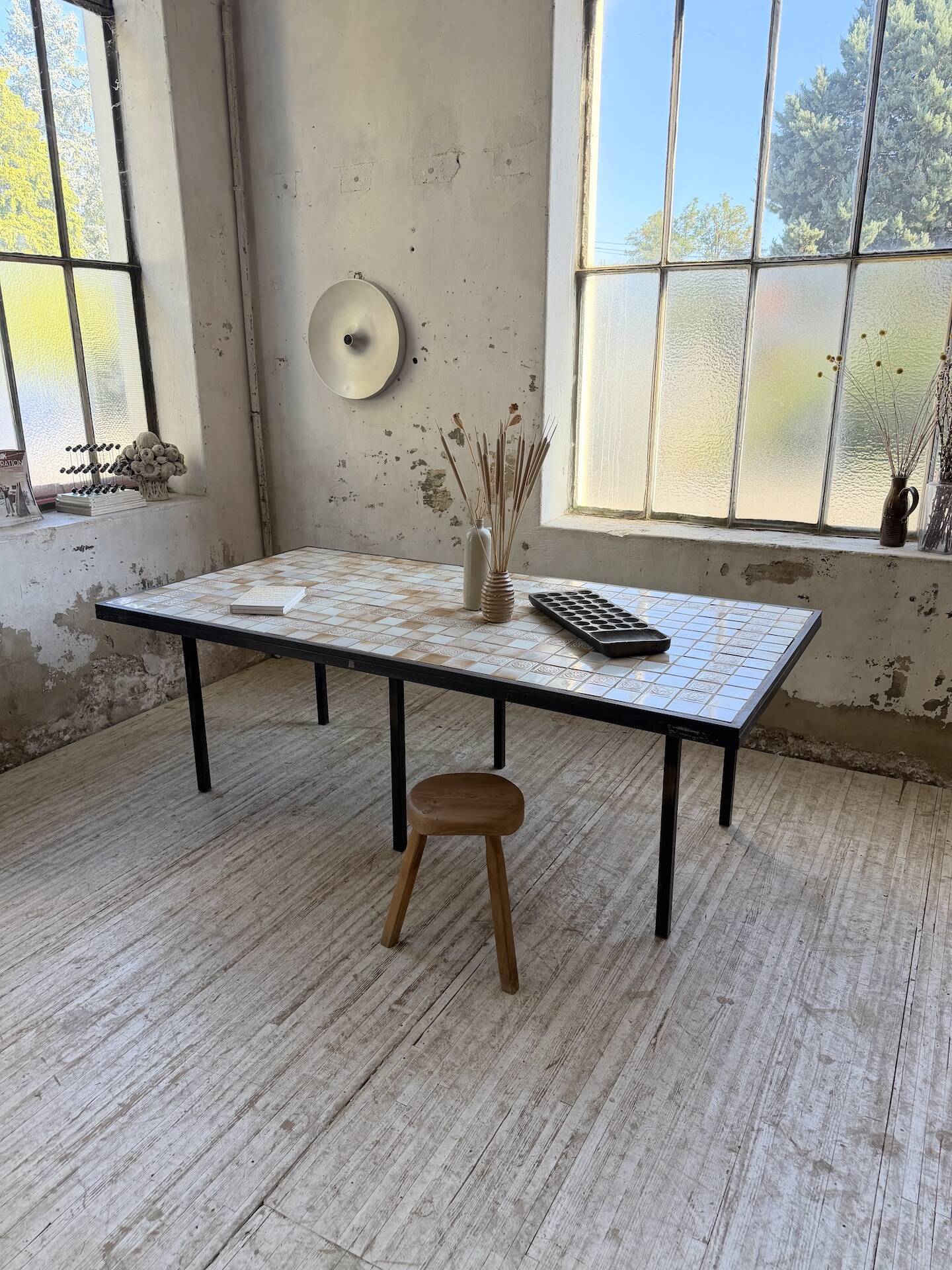 Dining table tiled 1950 dlg Capron