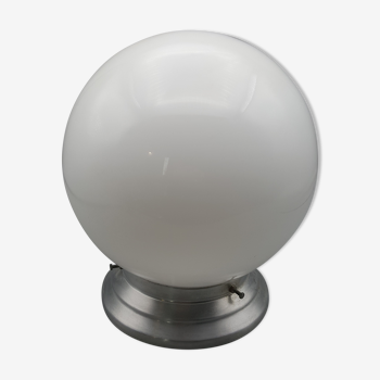 Ceiling ball globe vintage opaline glass