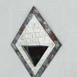 Vintage beveled art deco mirror