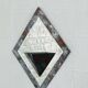 Vintage beveled art deco mirror