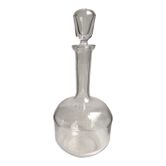 Carafe en cristal ancienne monogramme "h" début XXème
