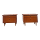 Pair of bedside tables, end of vintage sofa, old 1950