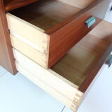 Buffet Bas 1960 in mahogany, Provenance Cité Universitaire Jean Zay
