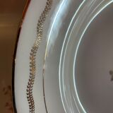 6 off-white and golden Amandinoise plates