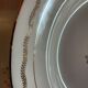 6 off-white and golden Amandinoise plates