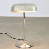 Weathered Italian Table Lamp in Chrome, 1940s