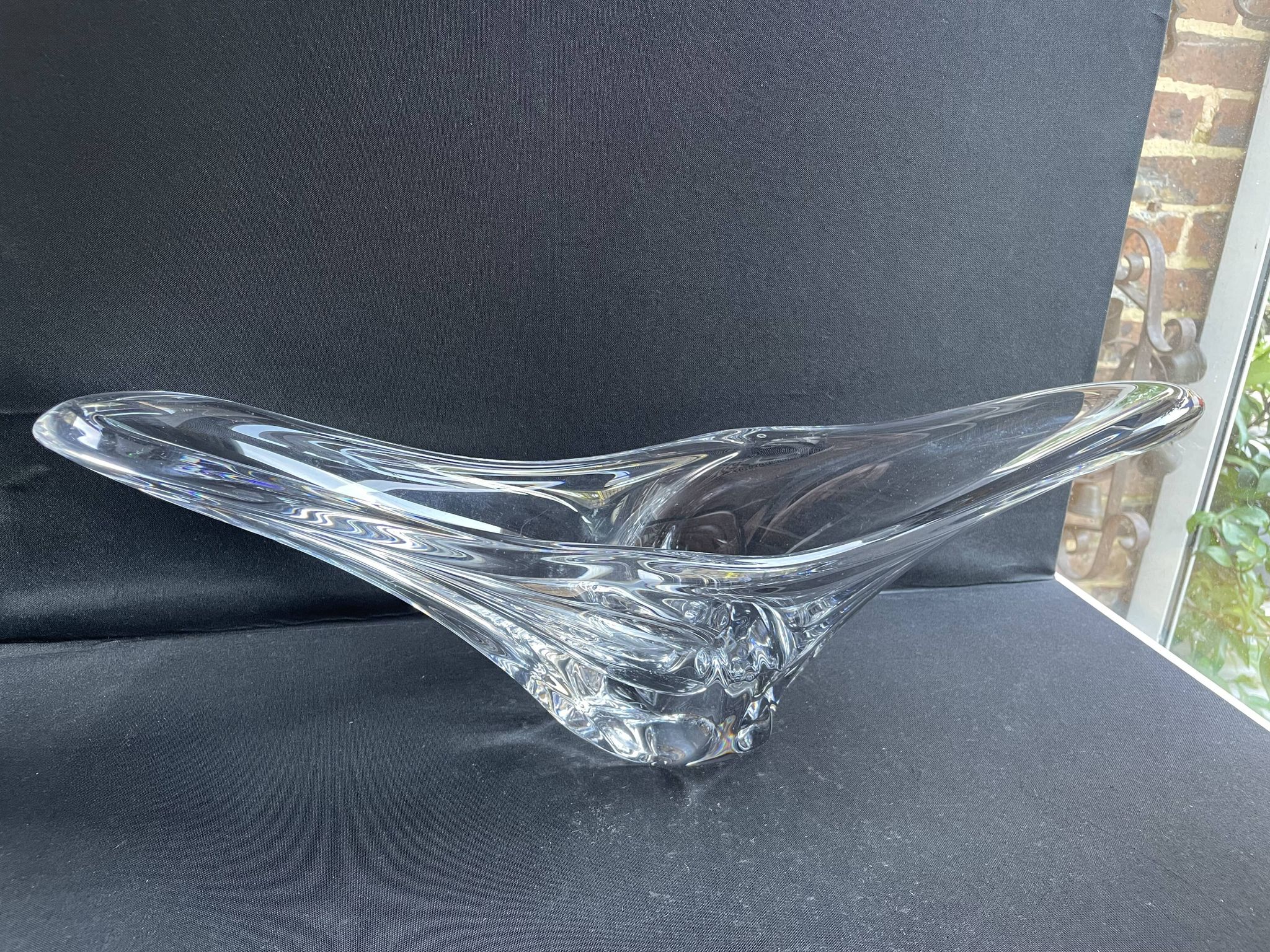 Coupe en cristal de Daum, France