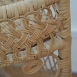 Wicker wall shelf
