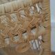 Wicker wall shelf