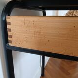 refurbished wooden school desk