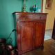 Mahogany storage cabinet classic English style
