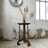 19th century oak pedestal console
