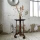 19th century oak pedestal console