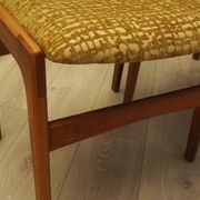 Set of six teak chairs, Danish design, 1970s, production: Denmark