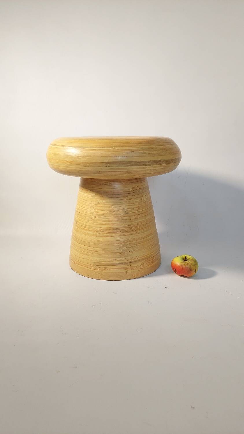 Vintage bamboo stool