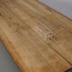 Table à manger rustique en chêne antique du début du 20e siècle.