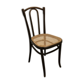 Chaise de bistrot cannée Fischel vintage
