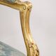Salon de style Louis XV à chassis en bois doré. Circa 1880.