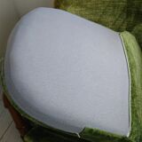 Fauteuils bergere anglais vert