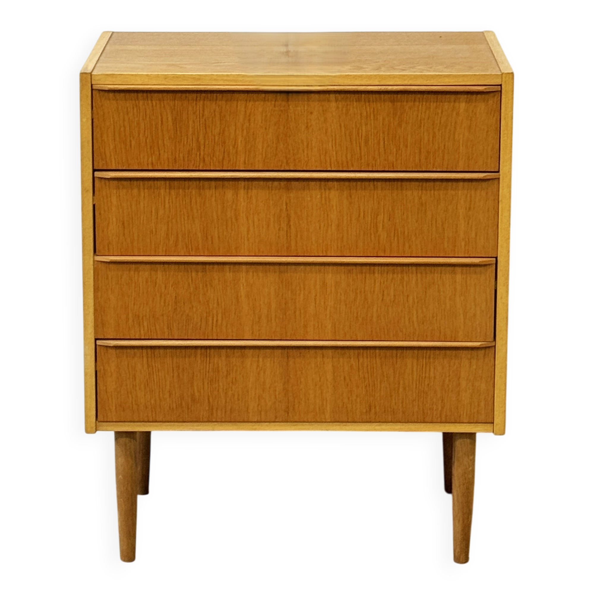 Oak Drawer Cabinet, Denmark, 1970s, Mid-C, Vintage