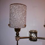 Pair of 40 wall lamps in perplex
