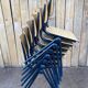 Vintage Galvanitas S35 chair – blue compass frame