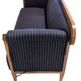 3-seater Directoire sofa, walnut wood – Good condition