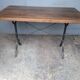 120 cm solid oak bistro table