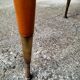 Table extensible à rallonges ancienne pieds compas vintage design XXeme