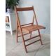 Vintage wooden folding chair