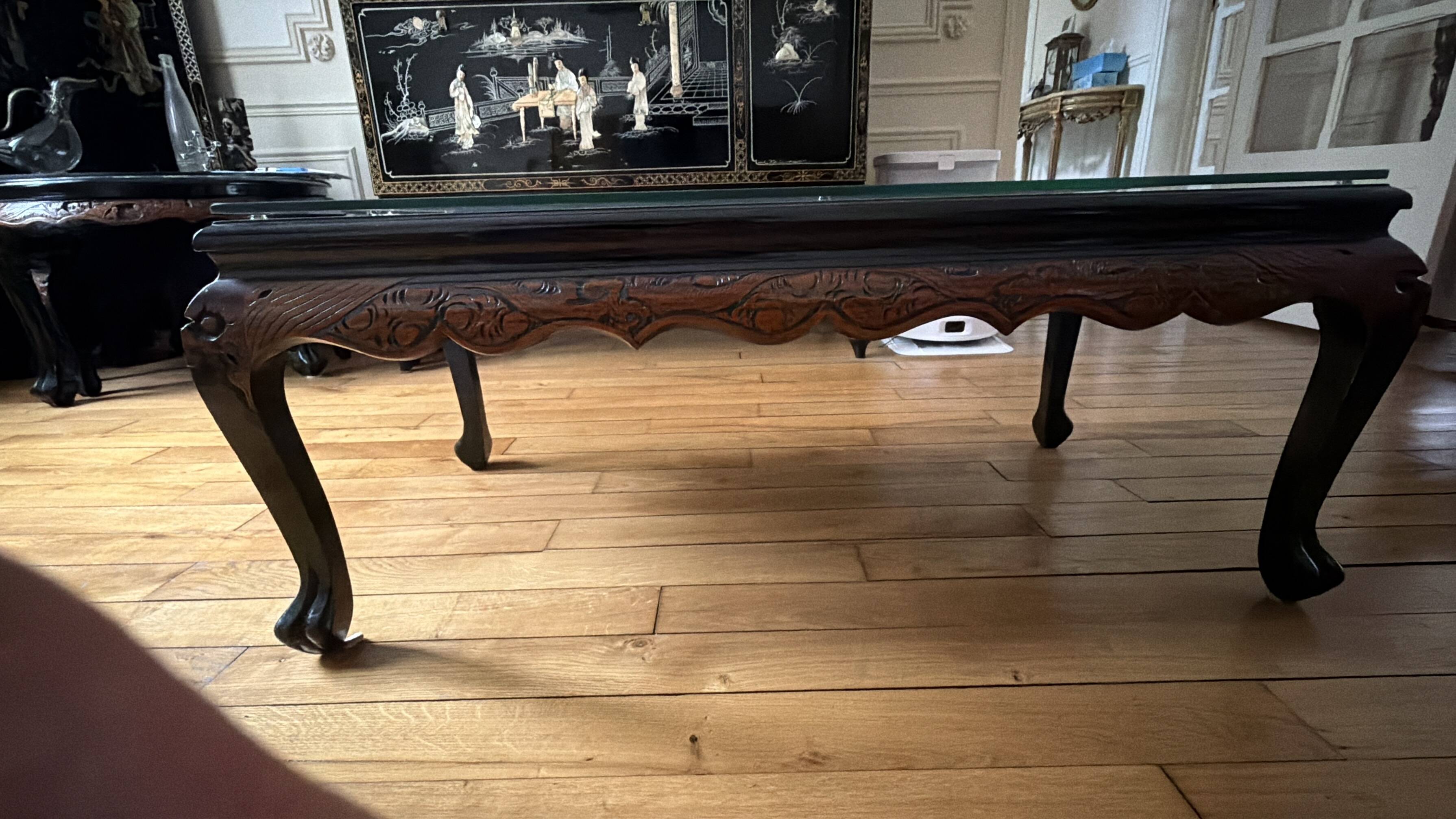 Table basse de salon style Chinois contemporain
