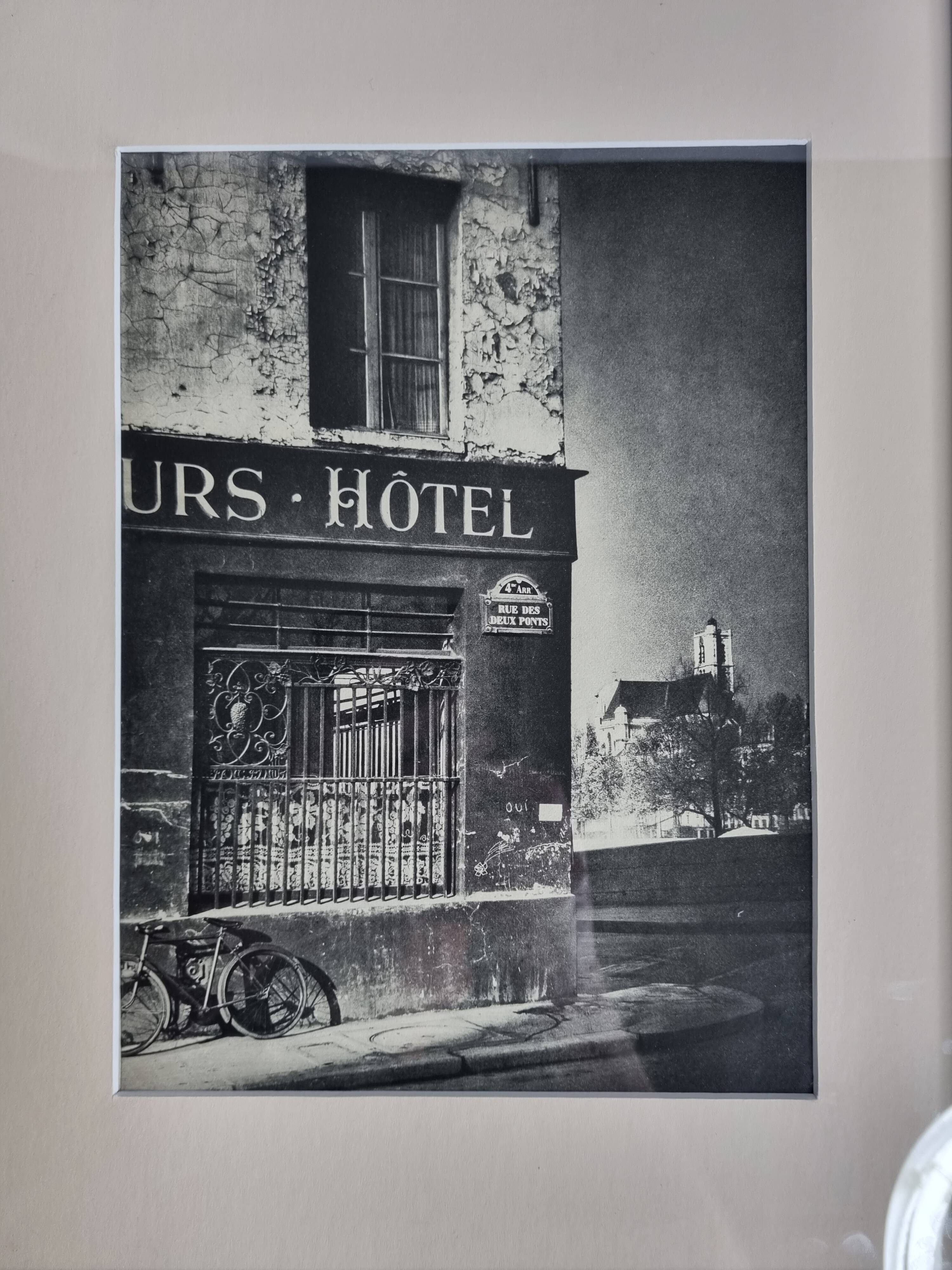 Rémy Duval – Rue des Deux Ponts, photoengraving from 1946 – Framed under glass 32 x 42 cm
