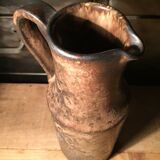 Sandstone pitcher signed PH Aubert