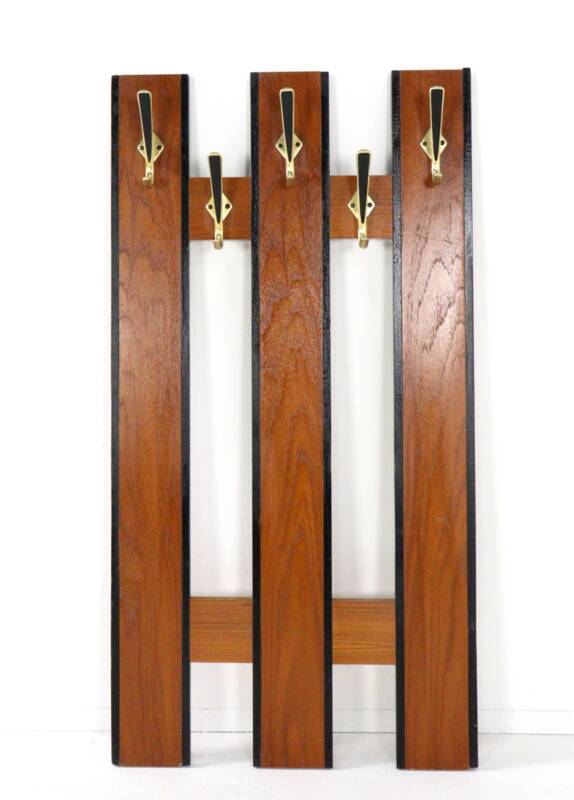 Wall coat rack 'Erika' - mid century modern - vintage