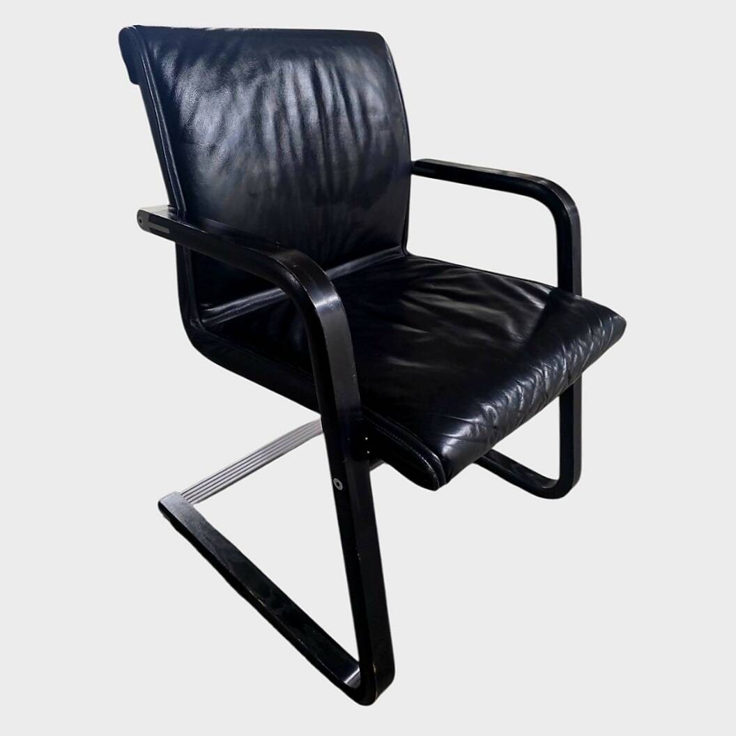 Wilkhahn Leather Office Chair - Circa 1970
