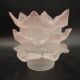 Tulipe en pâte de verre couleur rose pâle